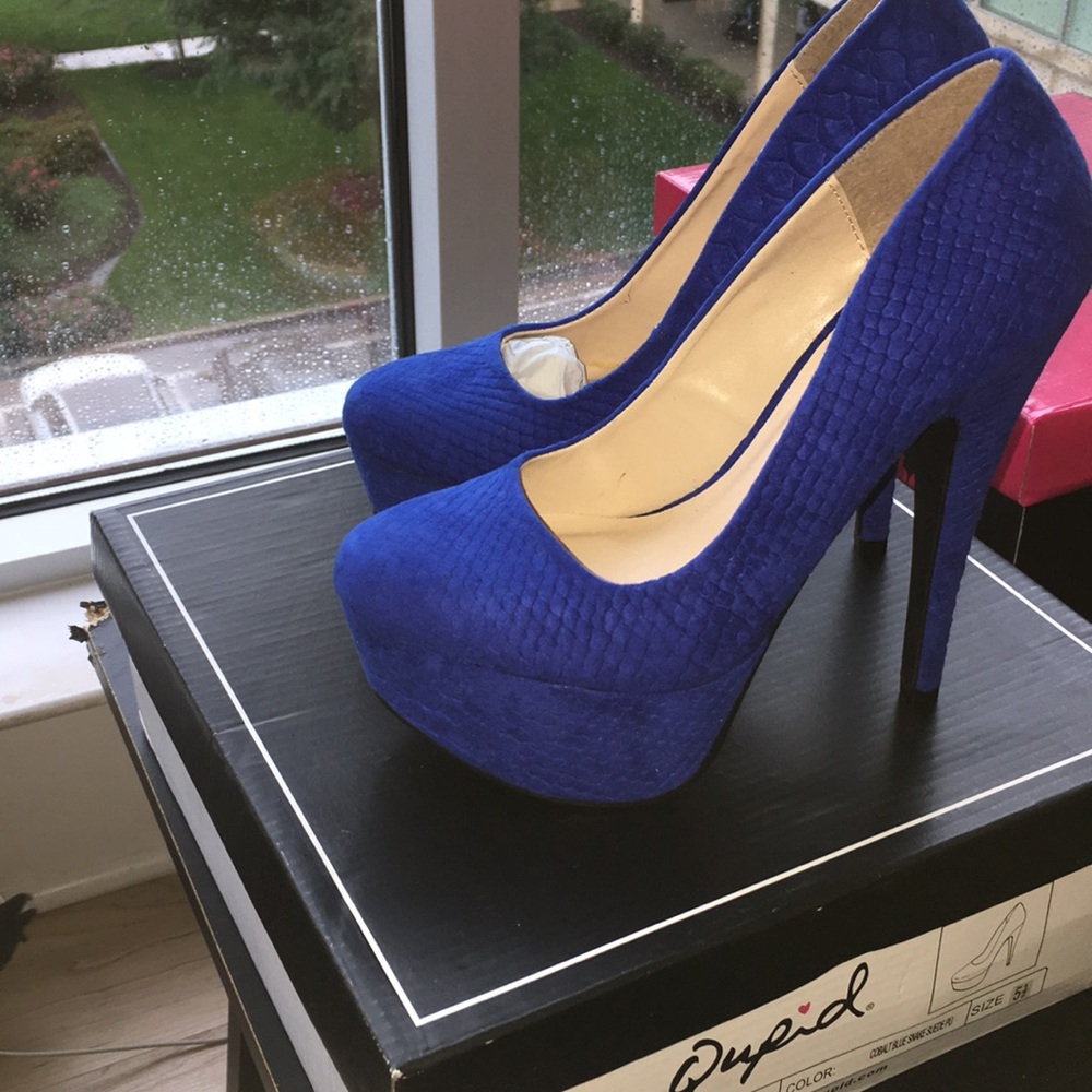 Colbalt Blue Heels